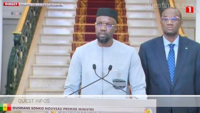 Ousmane Sonko, Liste complète de la composition du Gouvernement Sénégalais