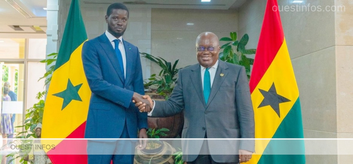 Ghana Senegal CEDEAO Nana Akufo Addo recoit Diomaye Faye